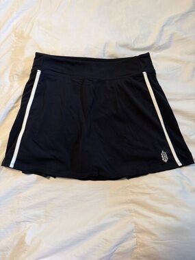 FP Movement by Free People Black Active Mini Skirt with White Trim